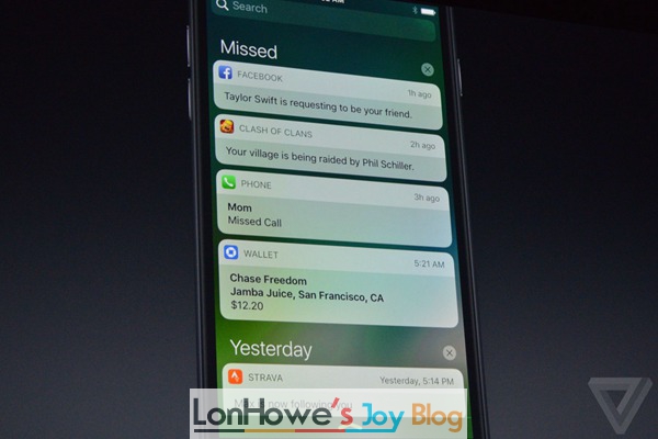 苹果iOS10都更新了啥？10大新特性一览